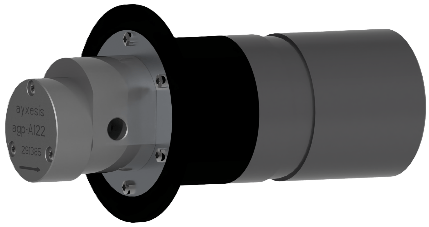 gear pump with a BLDC-motor and a magnetic coupling.